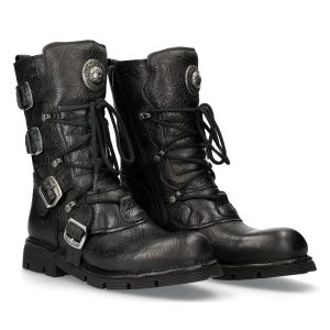 à prix imbattables Bottes New Rock Comfort Light En Cuir Vintage Flower… 24