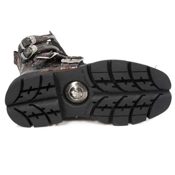Bottes New Rock Comfort Light En Cuir Vintage Flower… vente pas cher en ligne 7