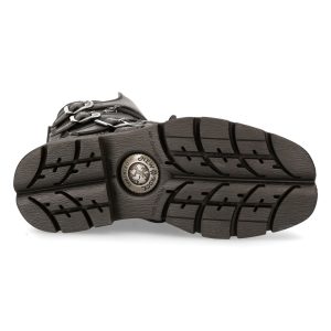 Retour Gratuit Bottes New Rock Comfort Light Vegan Noires 20