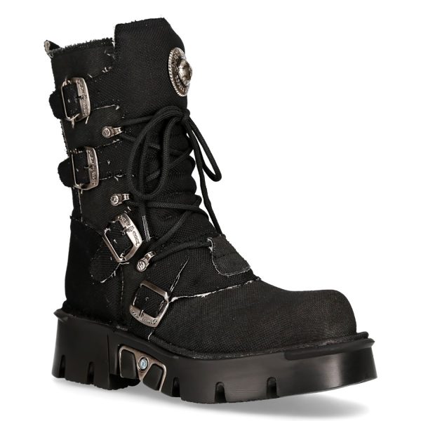 Bottes New Rock Eco Noires france 3