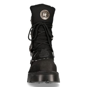 Bottes New Rock Eco Noires france 14