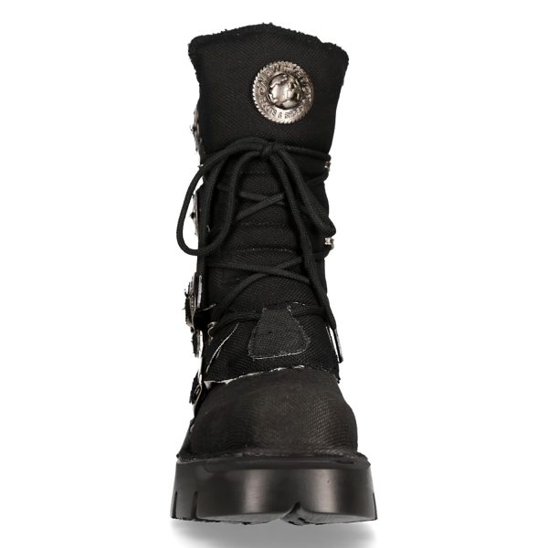 Bottes New Rock Eco Noires france 4