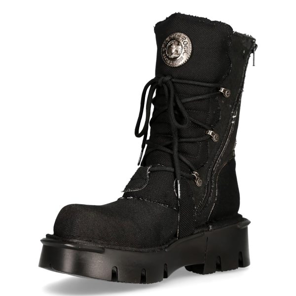 Bottes New Rock Eco Noires france 5