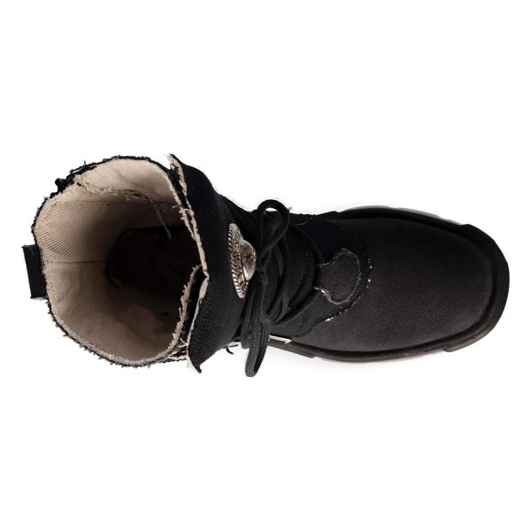Bottes New Rock Eco Noires france 8