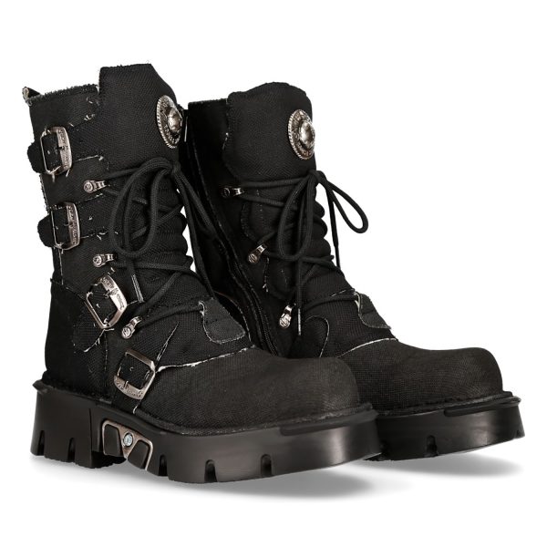 Bottes New Rock Eco Noires france 9