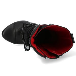 boutiqued en ligne Bottes New Rock Punk En Cuir Nomada Noir 22