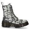 en solde Bottes New Rock Wall Vegan Imprimées 26