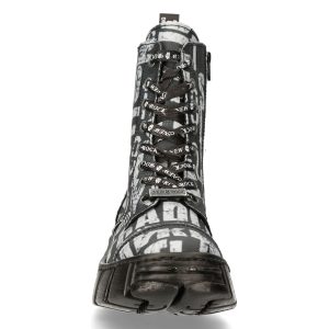 en solde Bottes New Rock Wall Vegan Imprimées 14