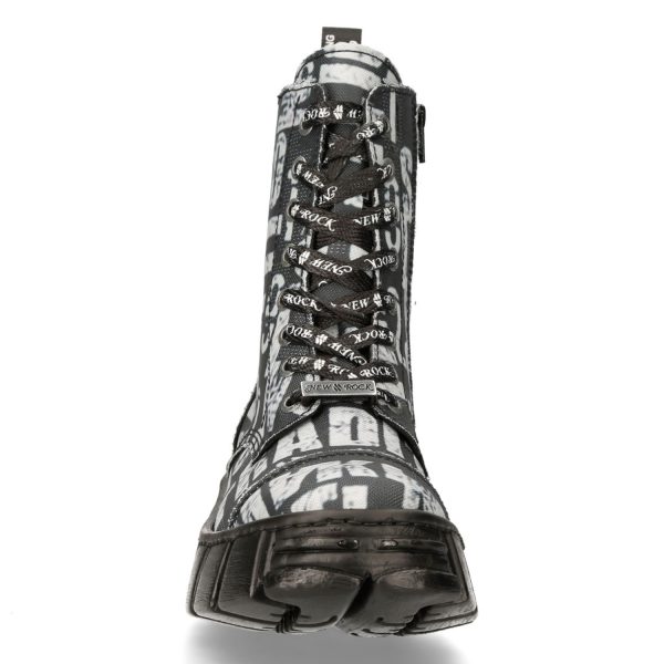 en solde Bottes New Rock Wall Vegan Imprimées 4