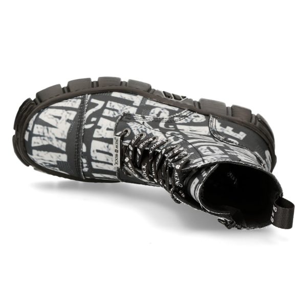 en solde Bottes New Rock Wall Vegan Imprimées 8