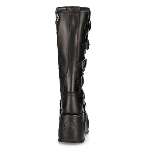 Bottes Plateformes Hautes New Rock Metallic En Cuir… Nouvelle Collection 6