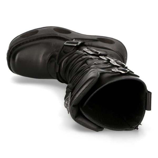 Bottes Plateformes Hautes New Rock Metallic En Cuir… Nouvelle Collection 8