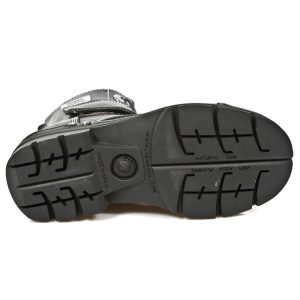 Bottines Enfants New Rock Kid En Cuir Itali Noir Nouvelle tendance 19