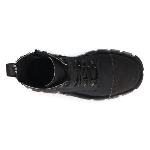 beauté Bottines New Rock Metallic Noires 22