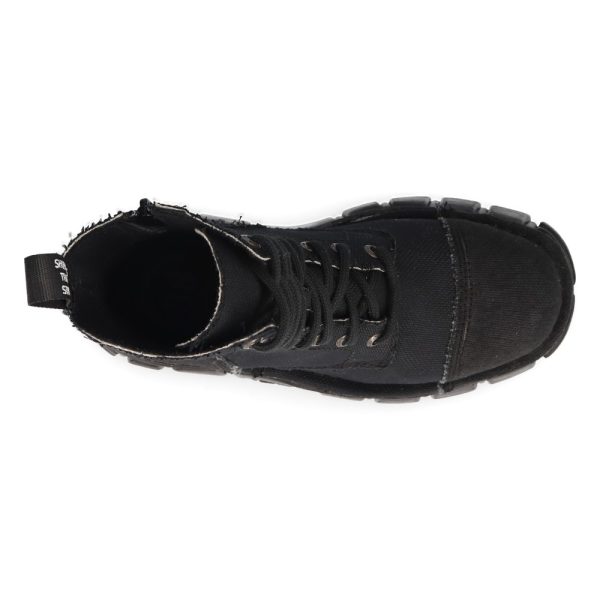 beauté Bottines New Rock Metallic Noires 8
