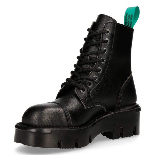 Bottines New Rock Metallic Vegan Noires Livraison internationale 5