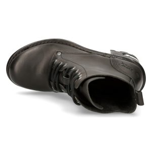 achetez Bottines New Rock Neotyre En Cuir Noir 22
