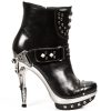 Large choix en ligne Bottines New Rock Punk En Cuir Nomada Noires 23