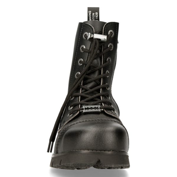 commentaire favorable Bottines New Rock Ranger En Cuir Vegan Noir 4