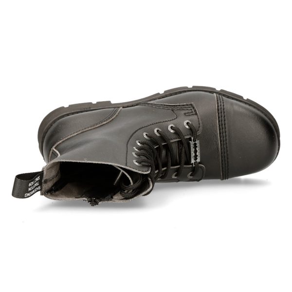 commentaire favorable Bottines New Rock Ranger En Cuir Vegan Noir 8