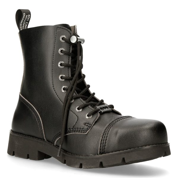 commentaire favorable Bottines New Rock Ranger En Cuir Vegan Noir 3