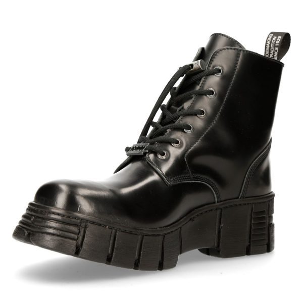 Meilleur Prix Garanti Bottines New Rock Wall Antik Noires 5