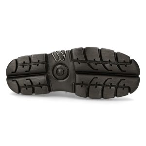 Meilleur Prix Garanti Bottines New Rock Wall Antik Noires 20