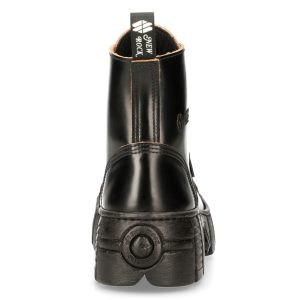 Bottines New Rock Wall Antik Noires magasin en ligne france 18