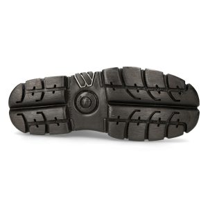 Bottines New Rock Wall Antik Noires magasin en ligne france 20