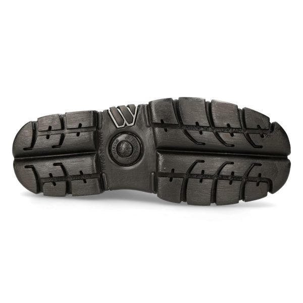 Bottines New Rock Wall Antik Noires magasin en ligne france 7
