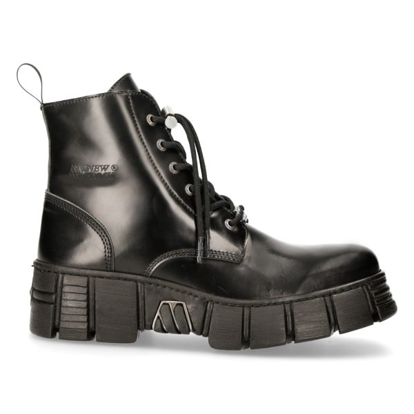 Meilleur Prix Garanti Bottines New Rock Wall Antik Noires 1