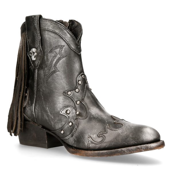 boutique en ligne Bottines New Rock West Nirvana Grises 3