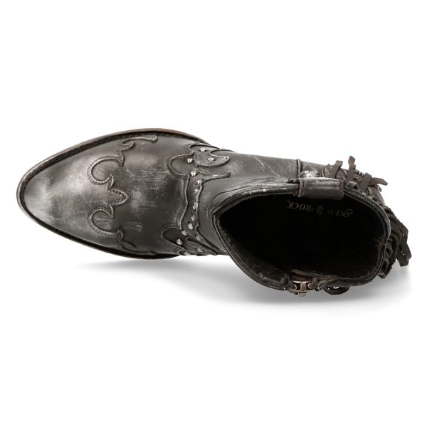 boutique en ligne Bottines New Rock West Nirvana Grises 8