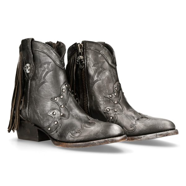 boutique en ligne Bottines New Rock West Nirvana Grises 9