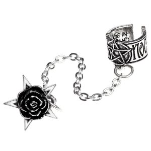 ALCHEMY GOTHIC Boucle D’Oreille ‘Rosa Nocta’ comparez les prix 10