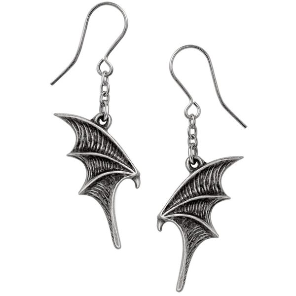 ALCHEMY GOTHIC Boucles D’Oreilles ‘A Night With Goethe’ Distributeur Officiel 1