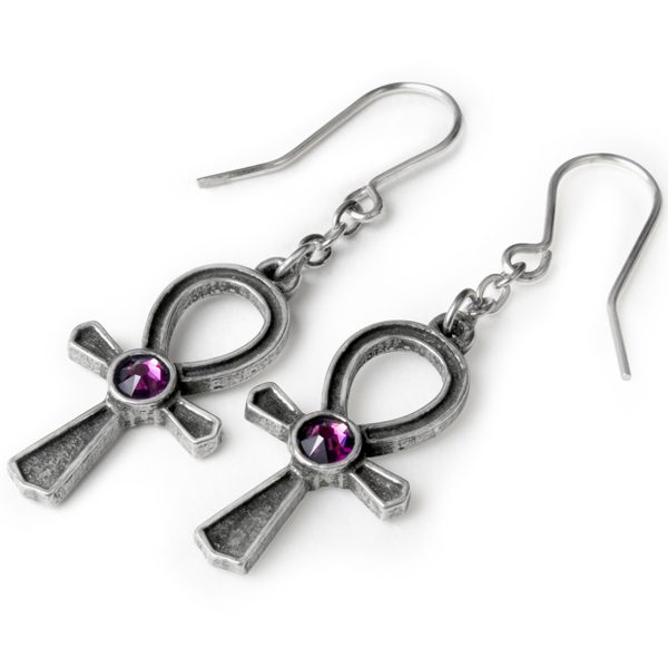 ALCHEMY GOTHIC Boucles D’Oreilles ‘Ankh Of Osiris’ nouveau produit 3