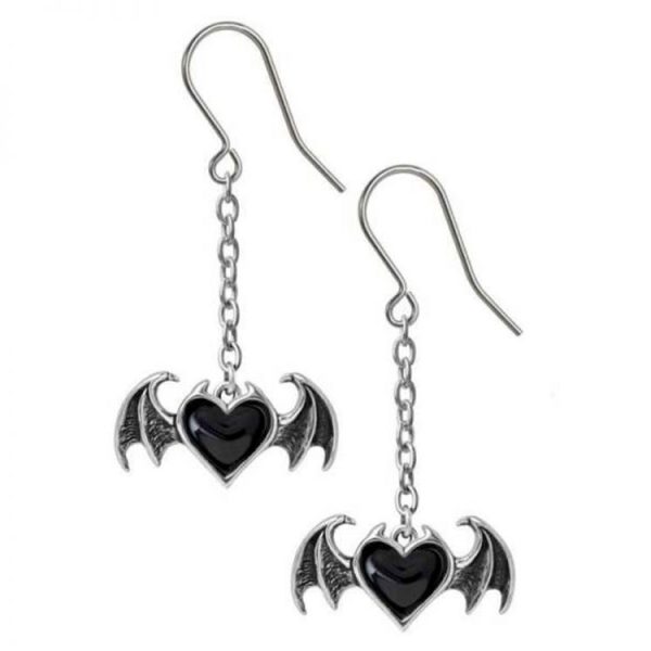 ALCHEMY GOTHIC Boucles D’Oreilles ‘BlackSoul’ en ligne officielle 1