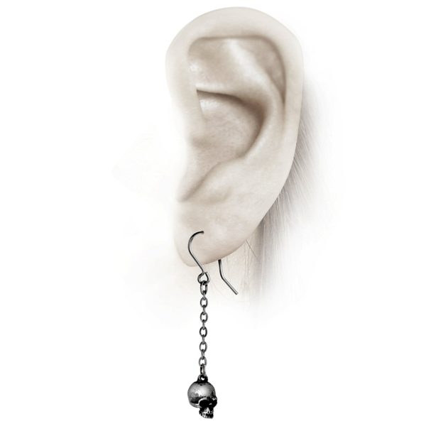 magasin ALCHEMY GOTHIC Boucles D’Oreilles ‘DeadSkull’ 3