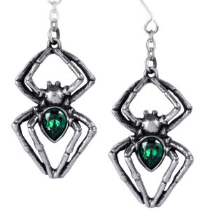 ALCHEMY GOTHIC Boucles D’Oreilles ‘Emerald Venom’ excellents soldes 6