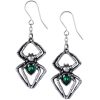 ALCHEMY GOTHIC Boucles D’Oreilles ‘Emerald Venom’ excellents soldes 10
