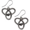 ALCHEMY GOTHIC Boucles D’Oreilles ‘Eve’s Triquetra’ marque moins cher 14
