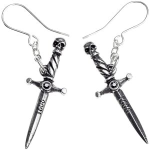 soldes luxe ALCHEMY GOTHIC Boucles D’Oreilles ‘Hand Of McBeth’ 8