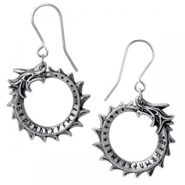 vente en ligne pas cher Alchemy Metal-Wear Boucles D’Oreilles ‘Jormungand’ 1