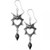 grande qualité ALCHEMY GOTHIC Boucles D’Oreilles ‘Love Bats’ 10