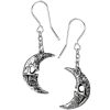 boutique en ligne france ALCHEMY GOTHIC Boucles D’Oreilles ‘M’era Luna Crescens – Tragicom… 11