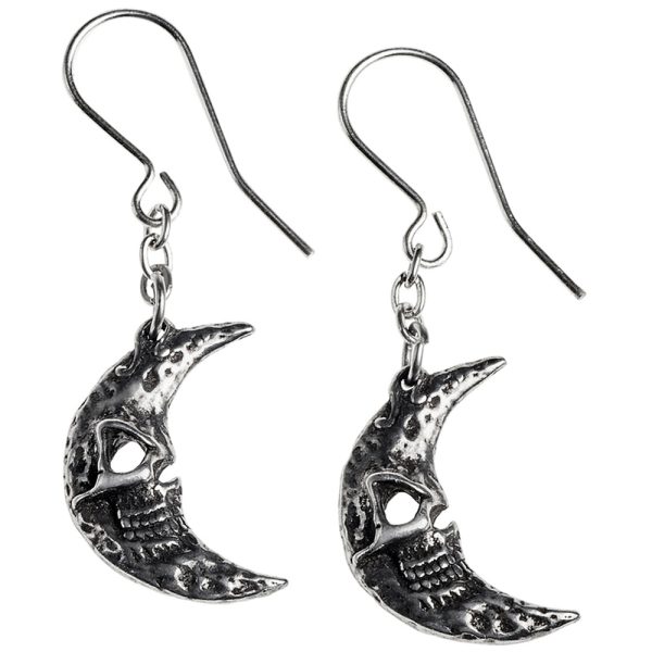 boutique en ligne france ALCHEMY GOTHIC Boucles D’Oreilles ‘M’era Luna Crescens – Tragicom… 4