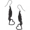 soldes de Noël ALCHEMY GOTHIC Boucles D’Oreilles ‘Passio Wings Of Love’ 8