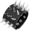 DEVIL FASHION Bracelet à Spikes ‘Social Debris’ Noir exclusivement disponibles 16