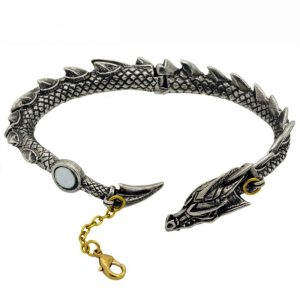 REMISE allant jusqu. ALCHEMY GOTHIC Bracelet ‘Dragon’s Lure’ 9